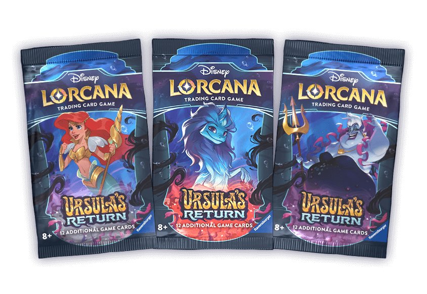 PRE ORDER Disney Lorcana: Ursula's Return Booster Pack - Inspire Newquay