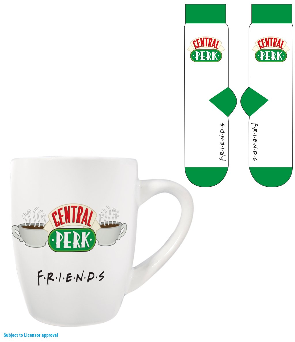PRE ORDER Friends (Central Perk) Female Mug & Socks Set - Inspire Newquay