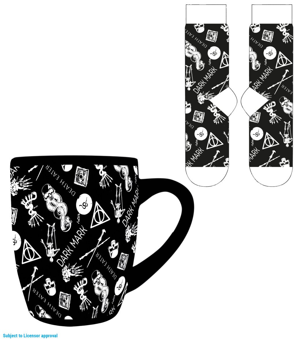 PRE ORDER Harry Potter (Dark Arts) Female Mug & Sock Set - Inspire Newquay