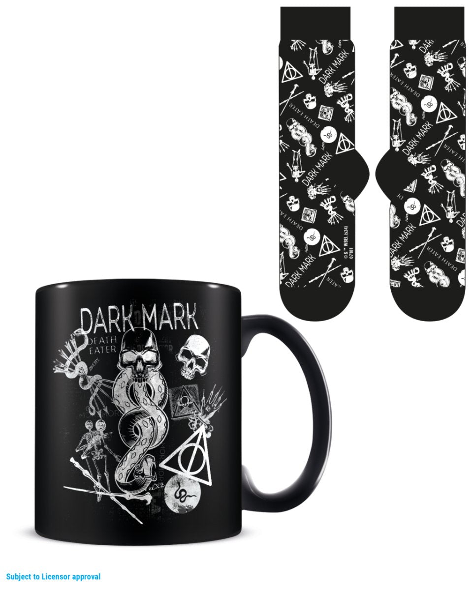 PRE ORDER Harry Potter (Dark Arts) Mug & Sock Set - Inspire Newquay