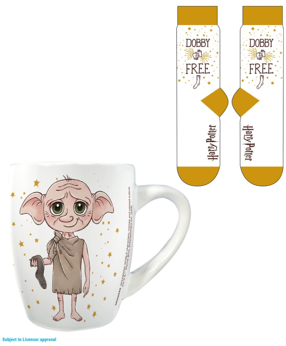 PRE ORDER Harry Potter (Dobby) Female Mug & Sock Set - Inspire Newquay