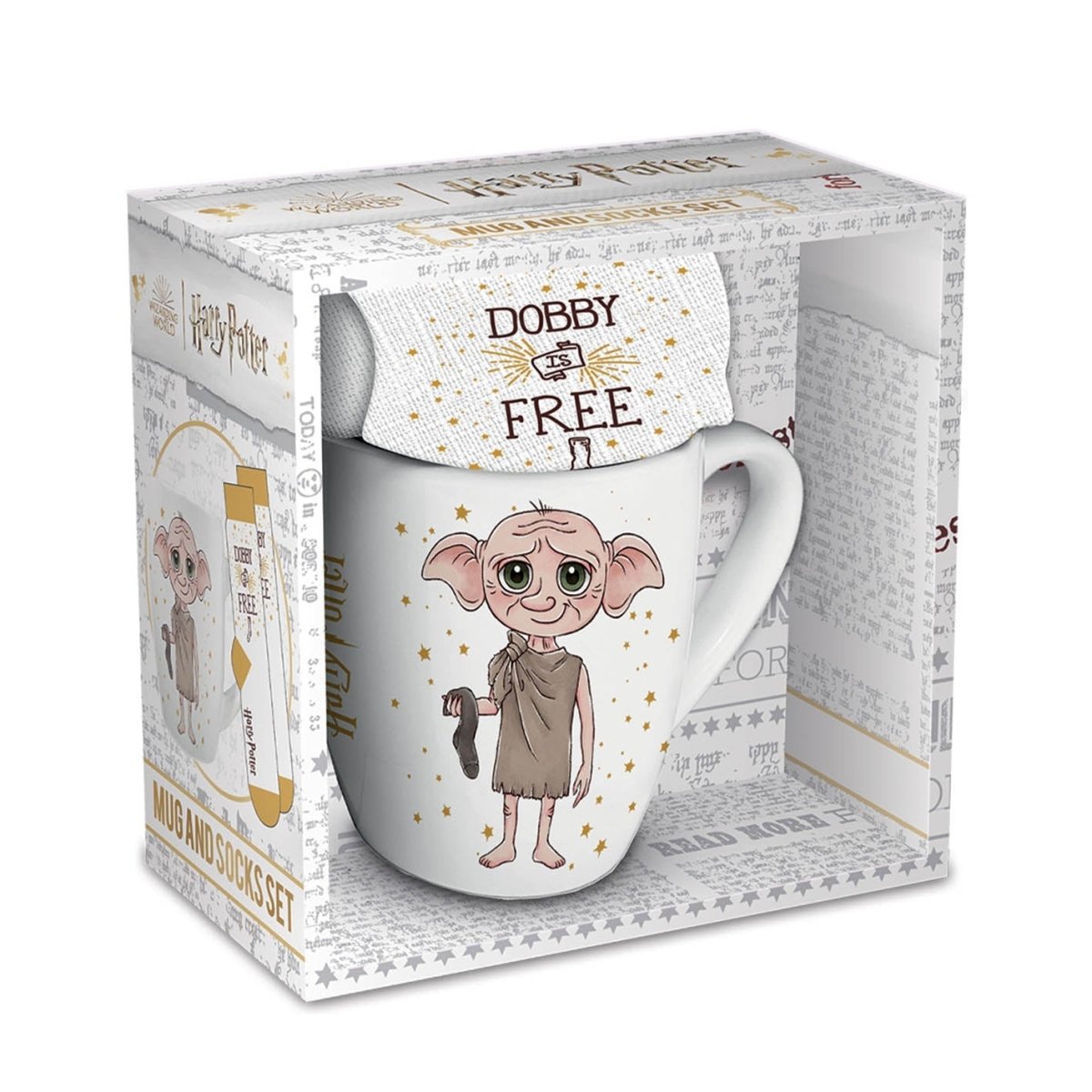 PRE ORDER Harry Potter (Dobby) Female Mug & Sock Set - Inspire Newquay