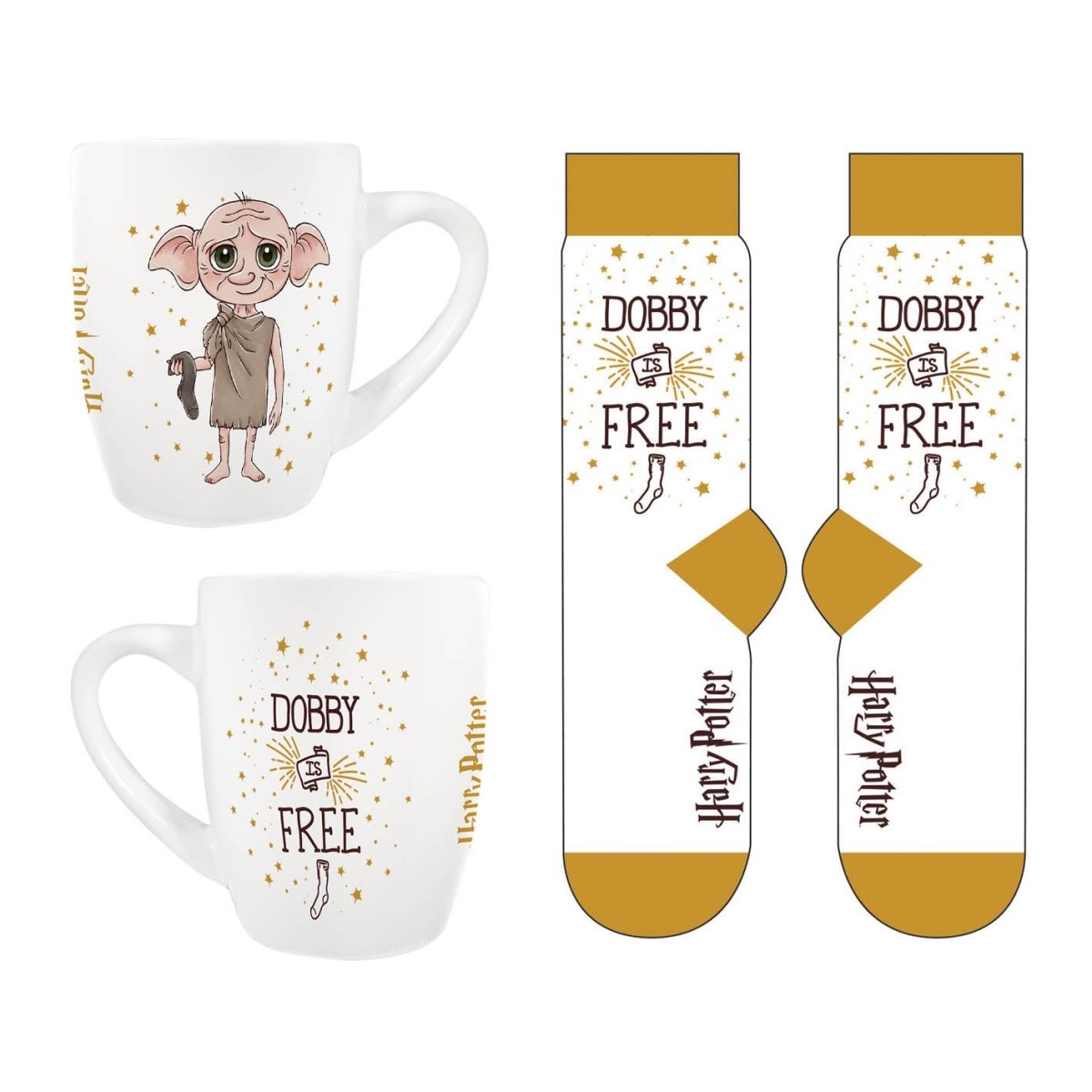 PRE ORDER Harry Potter (Dobby) Female Mug & Sock Set - Inspire Newquay