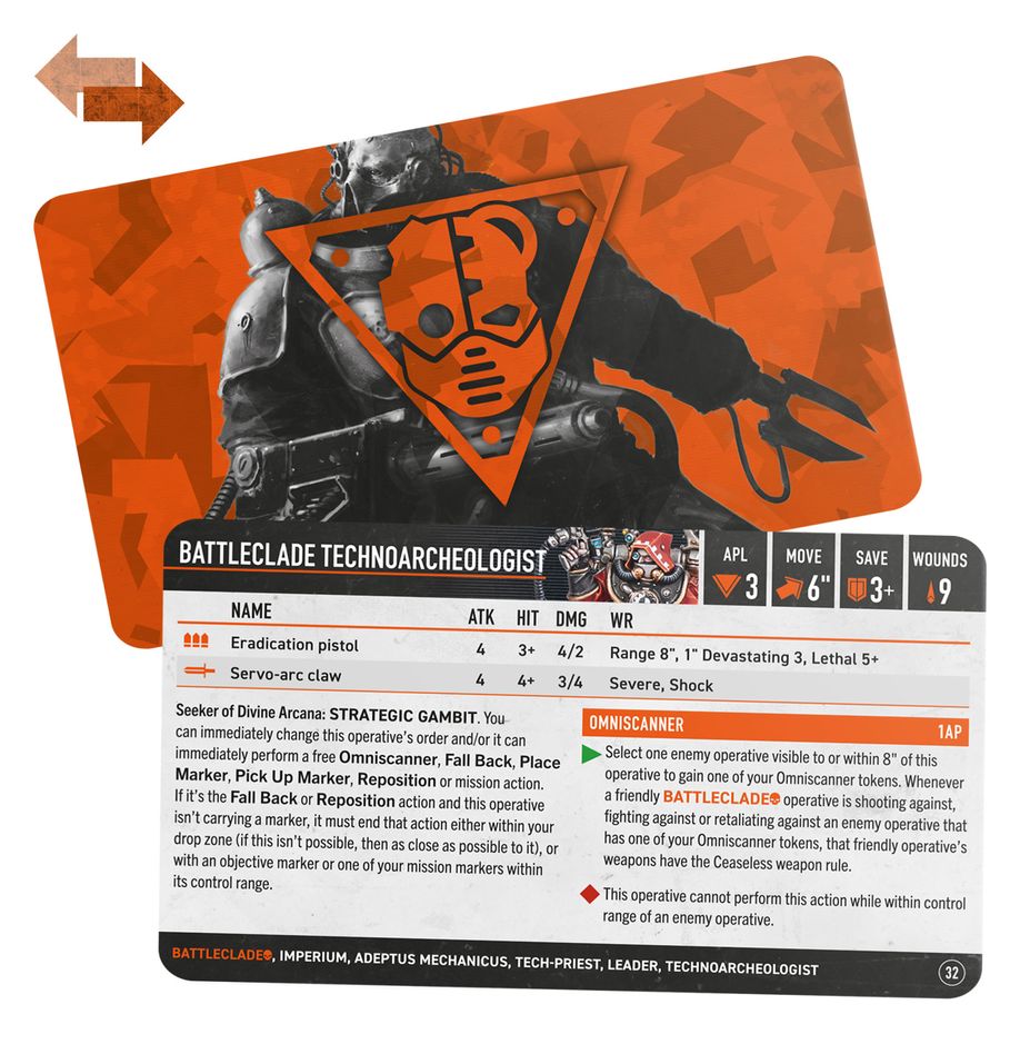 PRE ORDER Kill Team: Battleclade – Datacards - Inspire Newquay