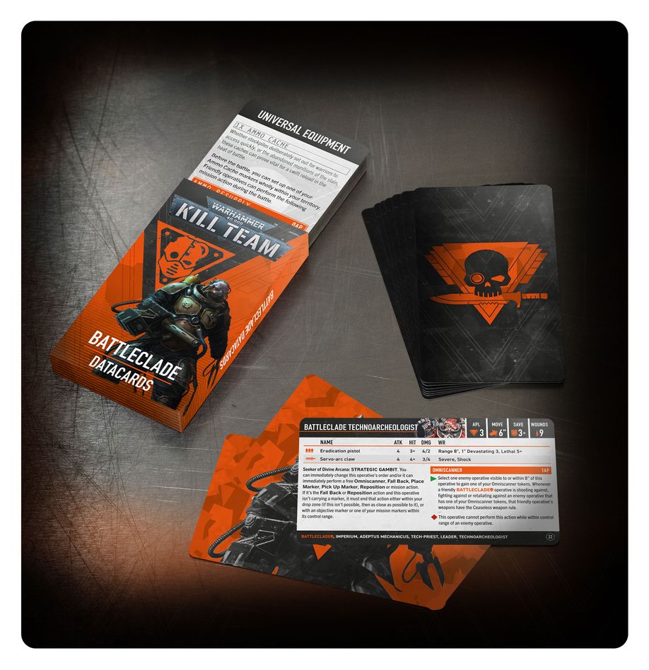 PRE ORDER Kill Team: Battleclade – Datacards - Inspire Newquay