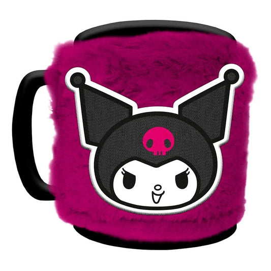 PRE ORDER Kuromi Fuzzy Mug Sanrio - Inspire Newquay