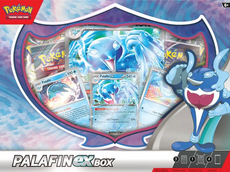 PRE ORDER Pokemon Palafin EX Collection Box - Inspire Newquay