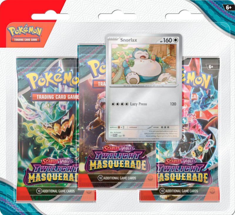 PRE ORDER Pokemon Scarlet & Violet Twilight Masquerade: 3 Pack - Inspire Newquay