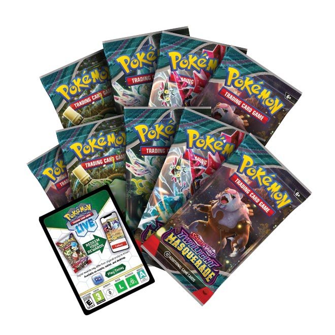 PRE ORDER Pokemon Scarlet & Violet Twilight Masquerade: Elite Trainer Box - Inspire Newquay
