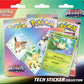 PRE ORDER Pokemon TCG: Scarlet & Violet 8.5 – Prismatic Evolution - Tech Sticker Collection (1ct) - Inspire Newquay