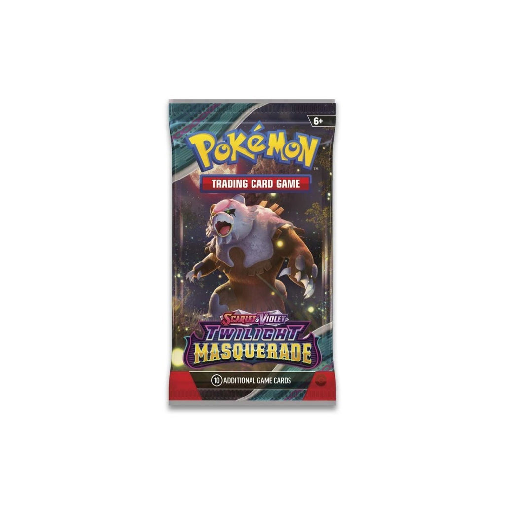 PRE ORDER Pokémon TCG: Scarlet & Violet-Twilight Masquerade Booster Pack (10 Cards) - Inspire Newquay
