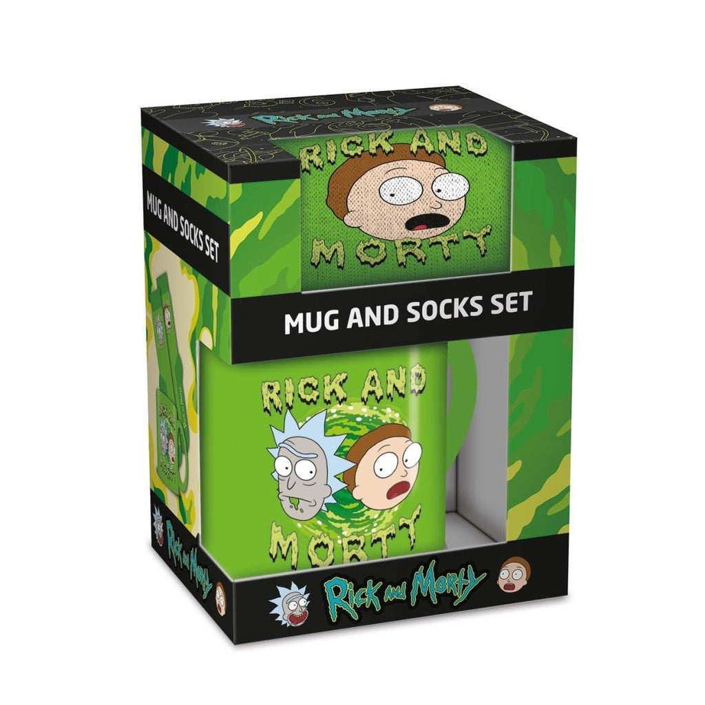 PRE ORDER Rick And Morty Mug & Sock Set - Inspire Newquay