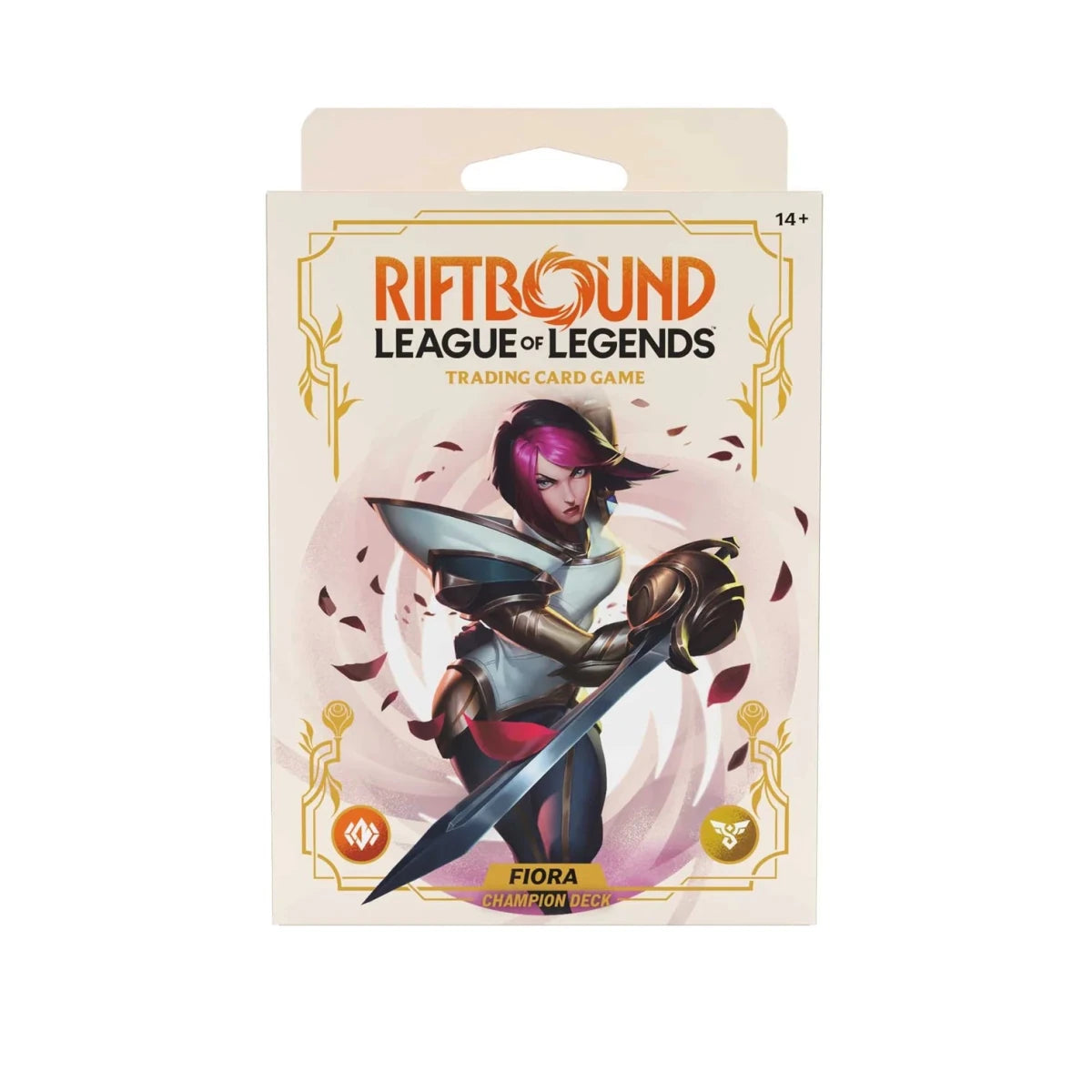 Pre - Order Riftbound: League of Legends TCG - Spiritforged Champion Deck - Fiora Display - Inspire Newquay