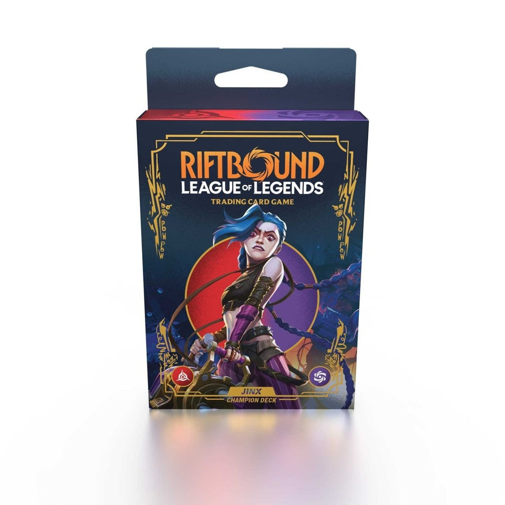 PRE ORDER Riftbound: League of Legends Trading Card Game - Set 1 - Origins Champion Deck - Jinx - Inspire Newquay