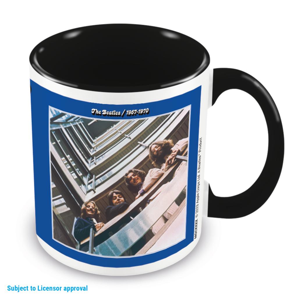 PRE ORDER The Beatles (Red And Blue) Mug & Sock Set - Inspire Newquay