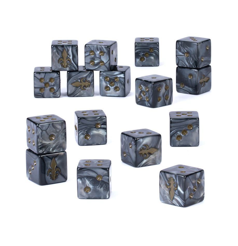 PRE ORDER Warhammer 40K: Adepta Sororitas Dice Set - Inspire Newquay