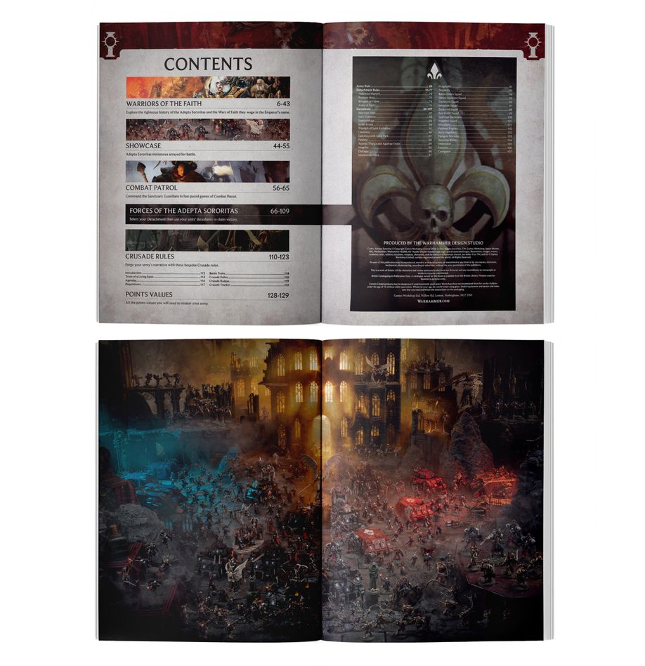 PRE ORDER Warhammer 40k: Codex: Adepta Sororitas (10th Edition) - Inspire Newquay