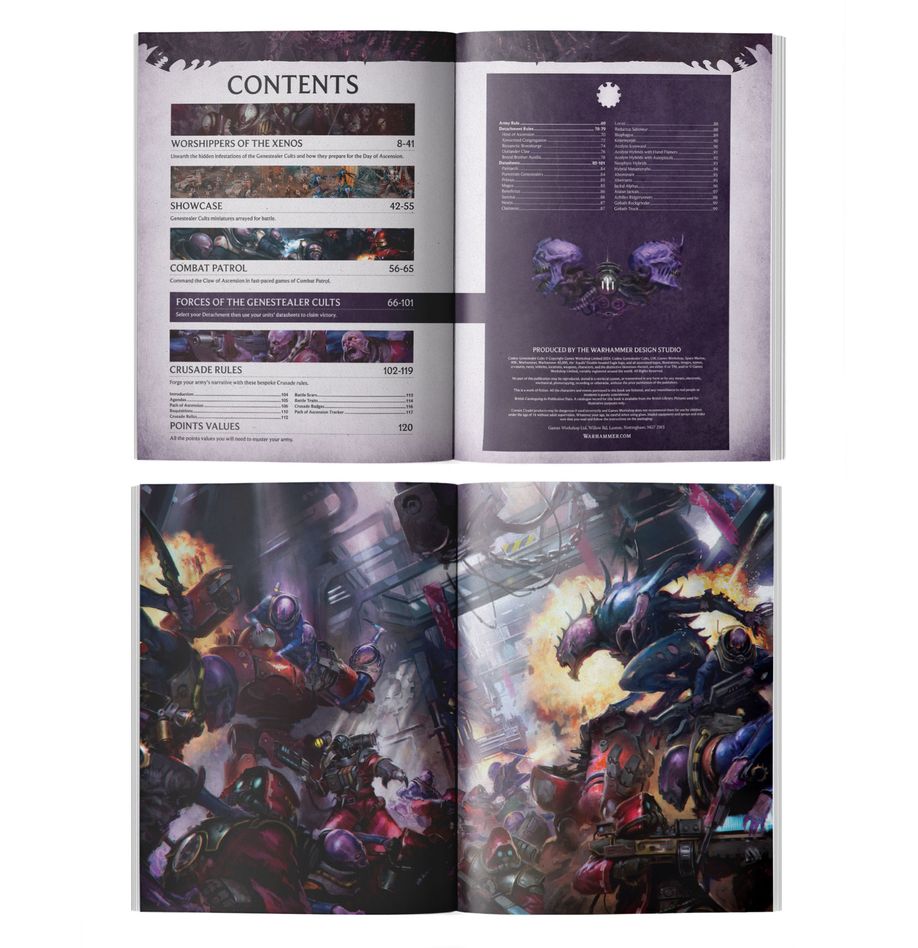 PRE ORDER Warhammer 40K: Codex: Genestealer Cults (10th Edition) - Inspire Newquay