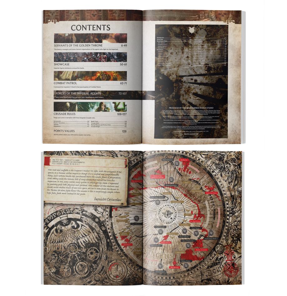 PRE ORDER Warhammer 40k: Codex: Imperial Agents - Inspire Newquay