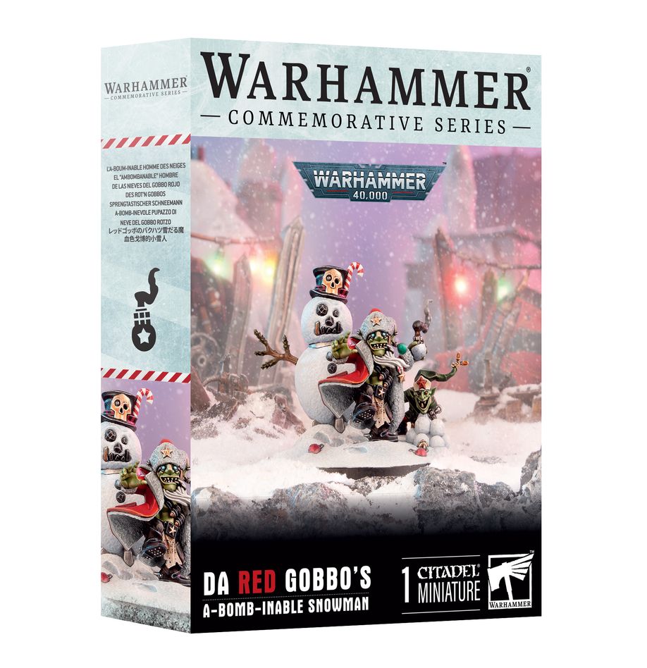 PRE ORDER Warhammer 40k: Da Red Gobbo's A - bomb - inable Snowman - Inspire Newquay