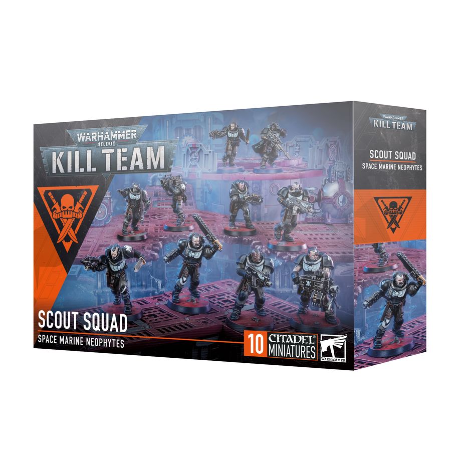 PRE ORDER Warhammer 40K Kill Team: Scout Squad Space Marines Neophytes - Inspire Newquay