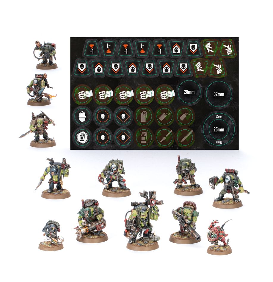 PRE ORDER Warhammer 40K Ork Kill Team: Kommandos - Inspire Newquay