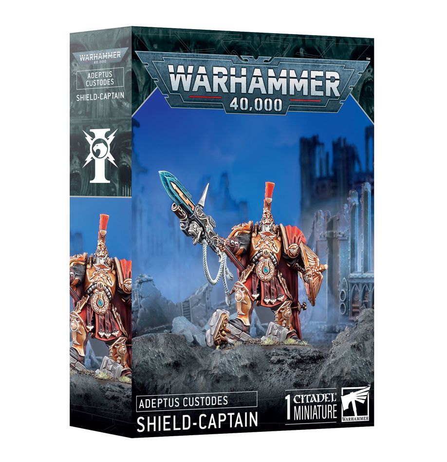 PRE ORDER Warhammer 40K:Adeptus Custodes: Shield - captain - Inspire Newquay