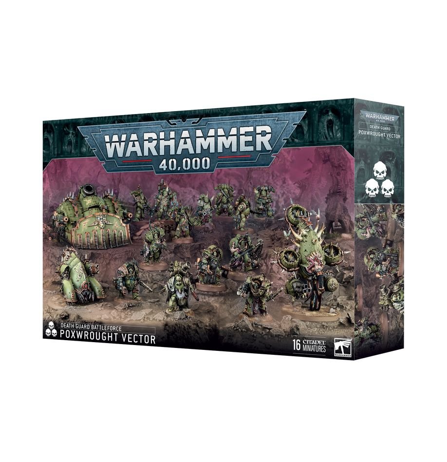 PRE ORDER Warhammer: Death Guard Battleforce: Poxwrought Vector - Inspire Newquay
