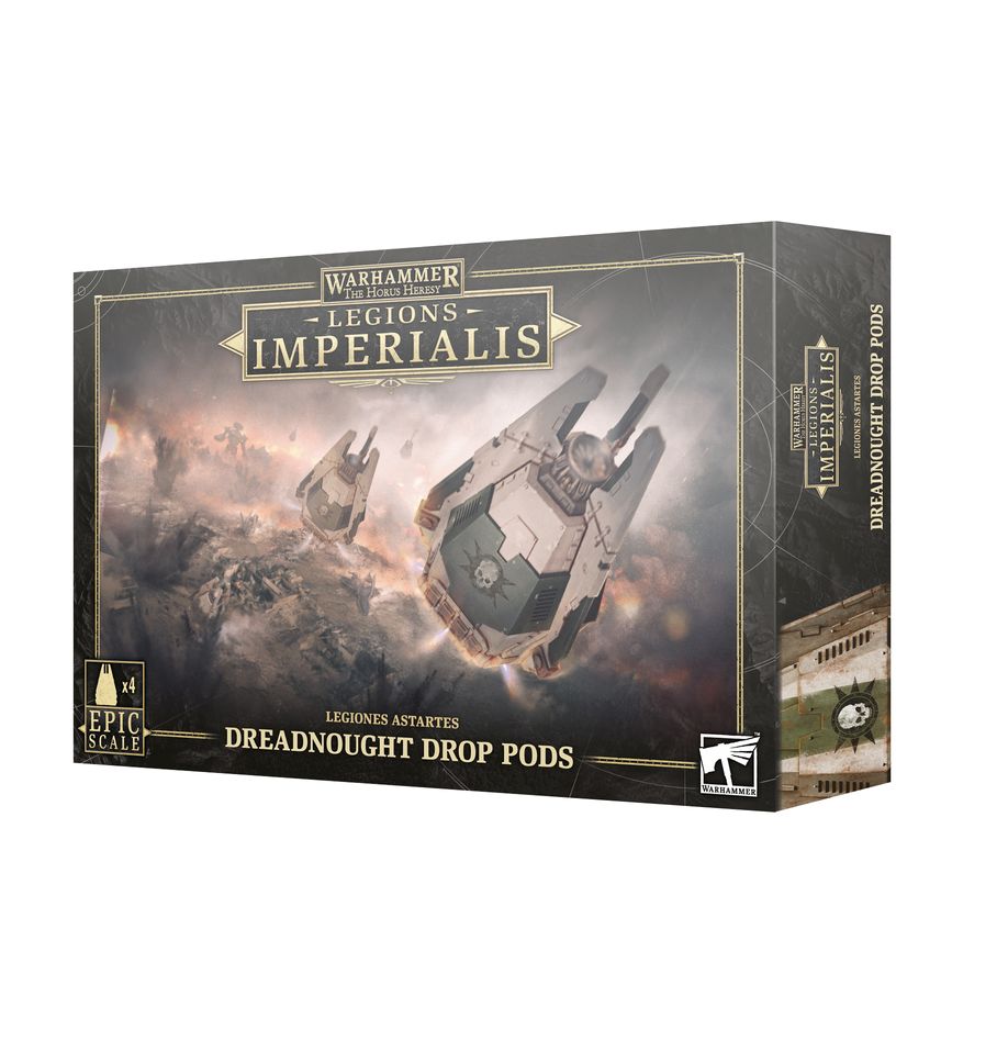 PRE ORDER Warhammer: Legions Imperialis: Dreadnought Drop Pods - Inspire Newquay