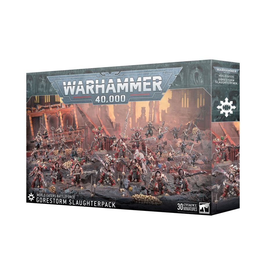 PRE ORDER Warhammer: World Eaters Battleforce: Gorestorm Slaughterpack - Inspire Newquay
