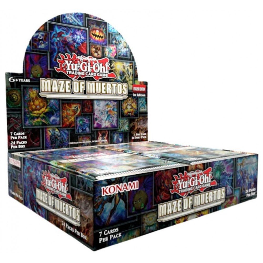 Pre - Order Yu - Gi - Oh Maze of Muertos Boosters Box of 24 - Inspire Newquay