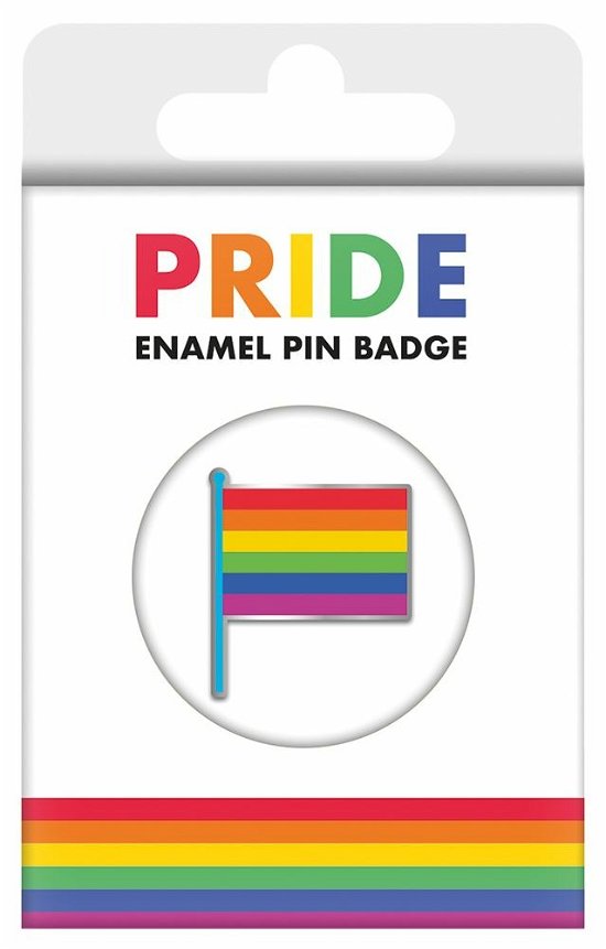 Pride Enamel Pin Badge (Rainbow Flag Design) 3cm x 2.5cm - Inspire Newquay