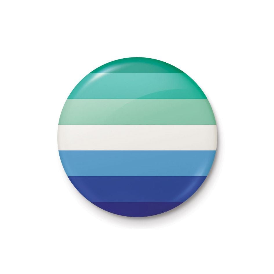 Pride (Gay Man) 25mm Badge - Inspire Newquay