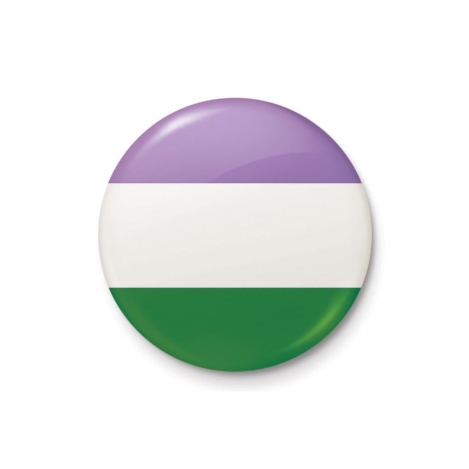 Pride (Genderqueer) Badge - Inspire Newquay