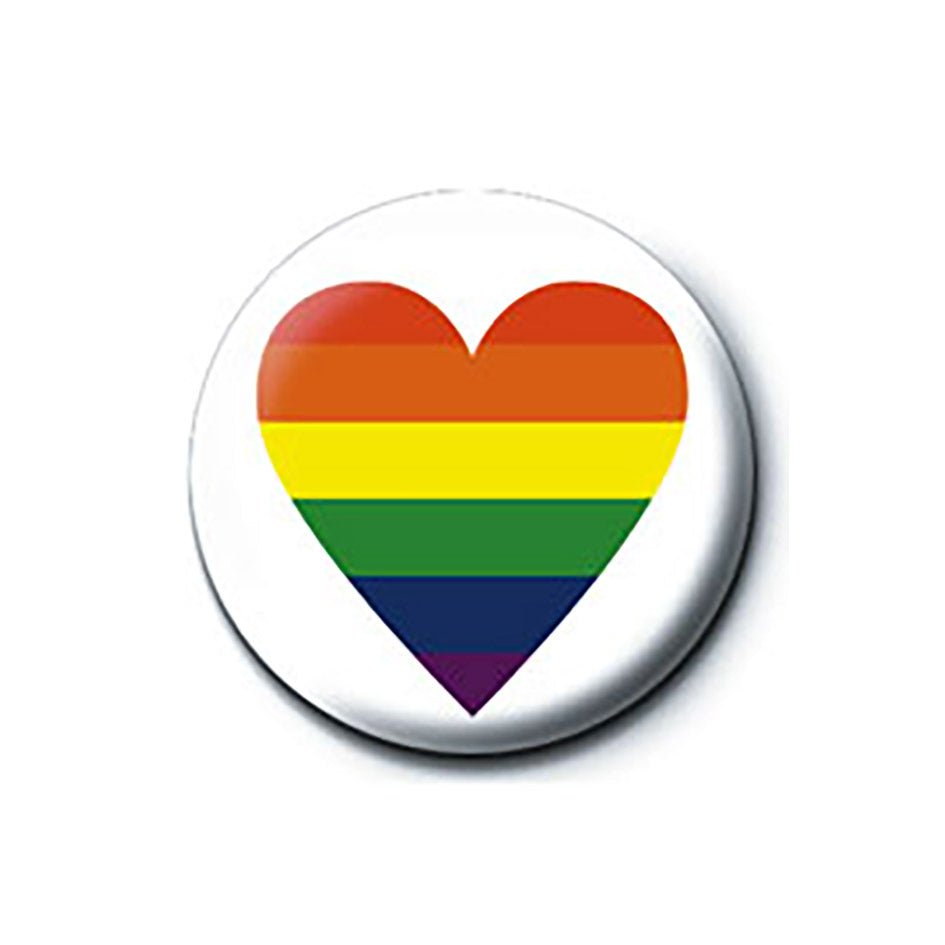 Pride Heart Pinbadge - Inspire Newquay