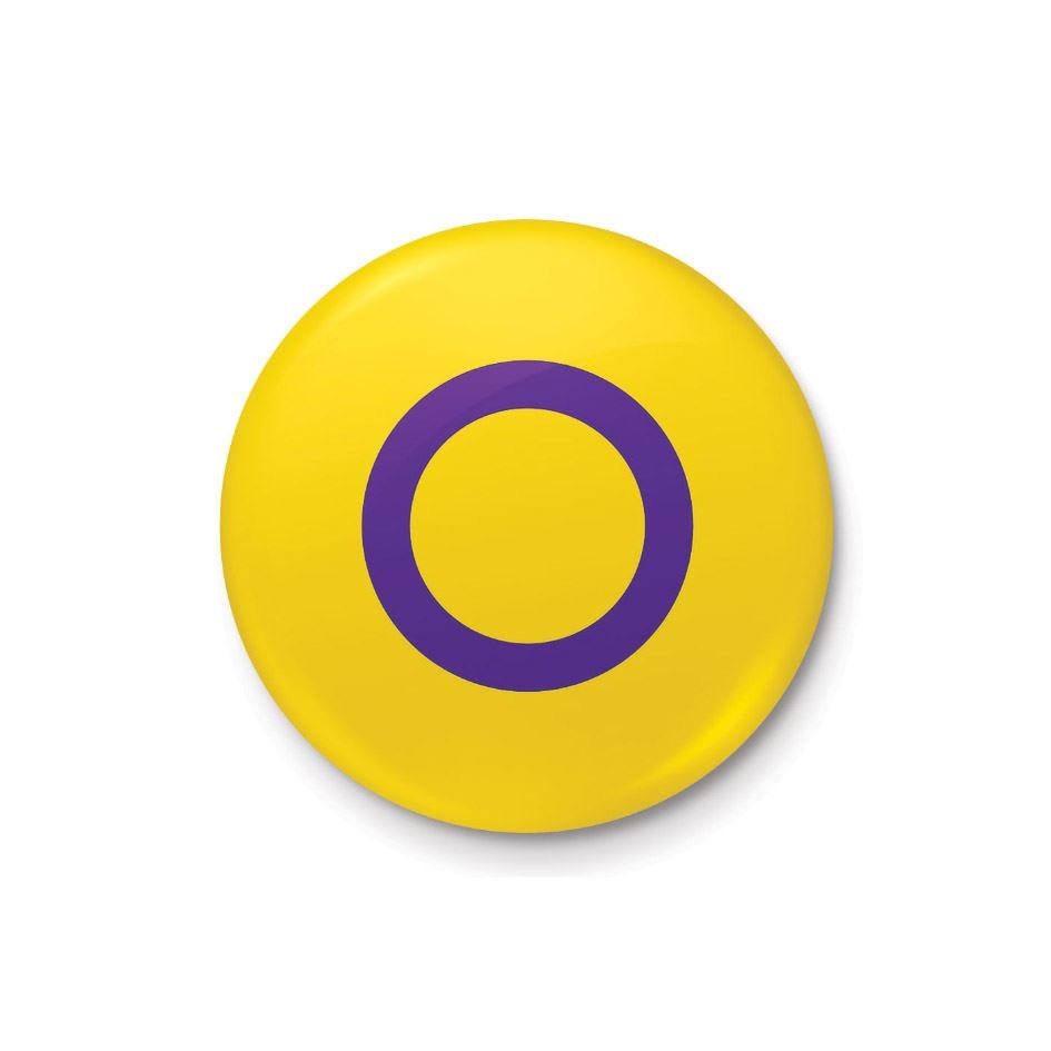 Pride (Intersex) Badge - Inspire Newquay