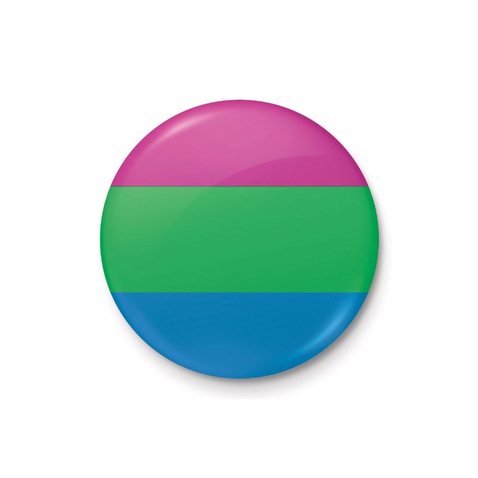 Pride (Polysexual) Badge - Inspire Newquay