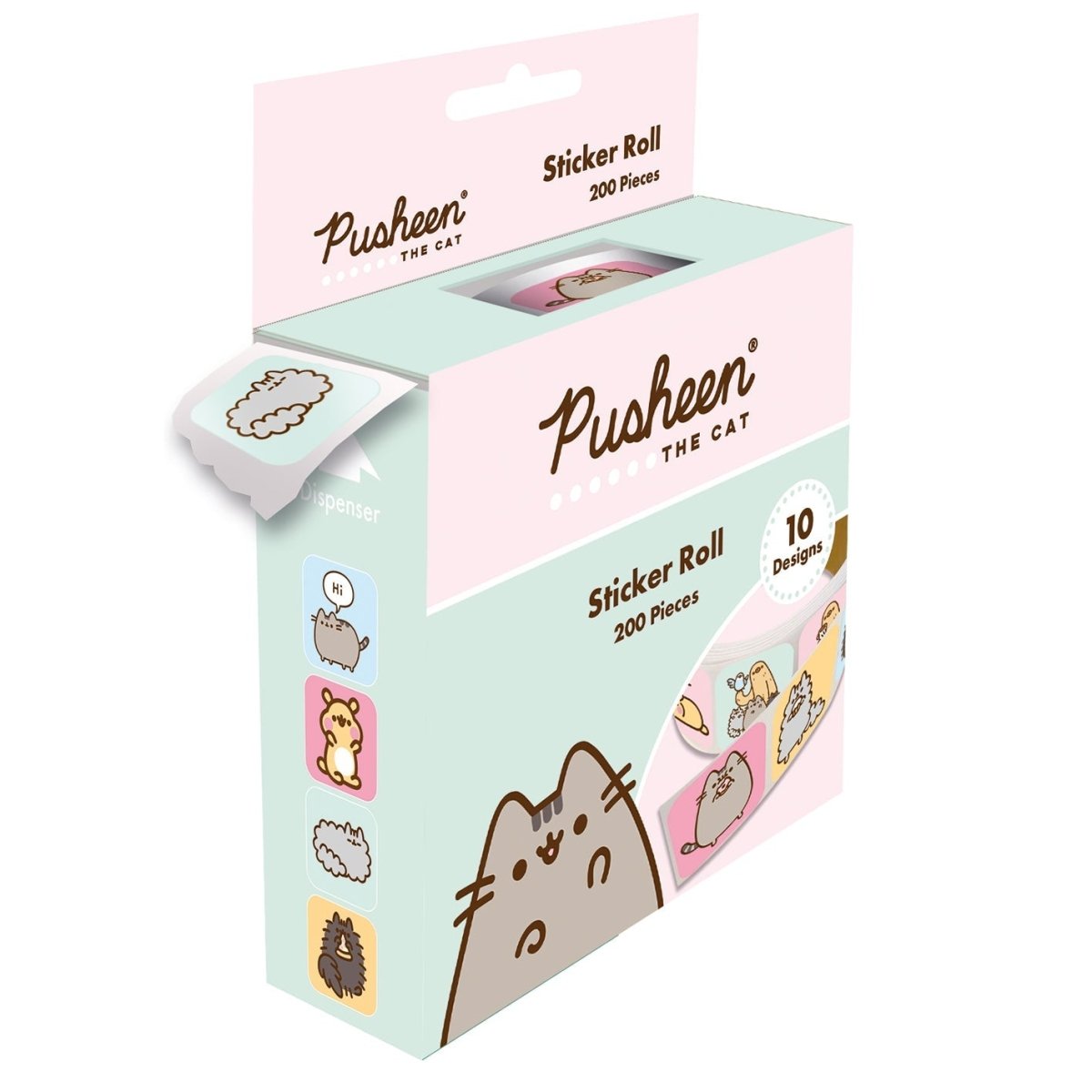 Pusheen (Character Collection) 200 Sticker Box - Inspire Newquay