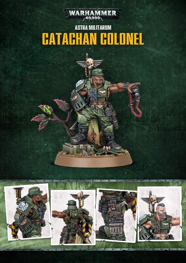*Rare* Warhammer 40K Astra Militarum: Catachan Colonel Store Anniversary Miniature - Inspire Newquay
