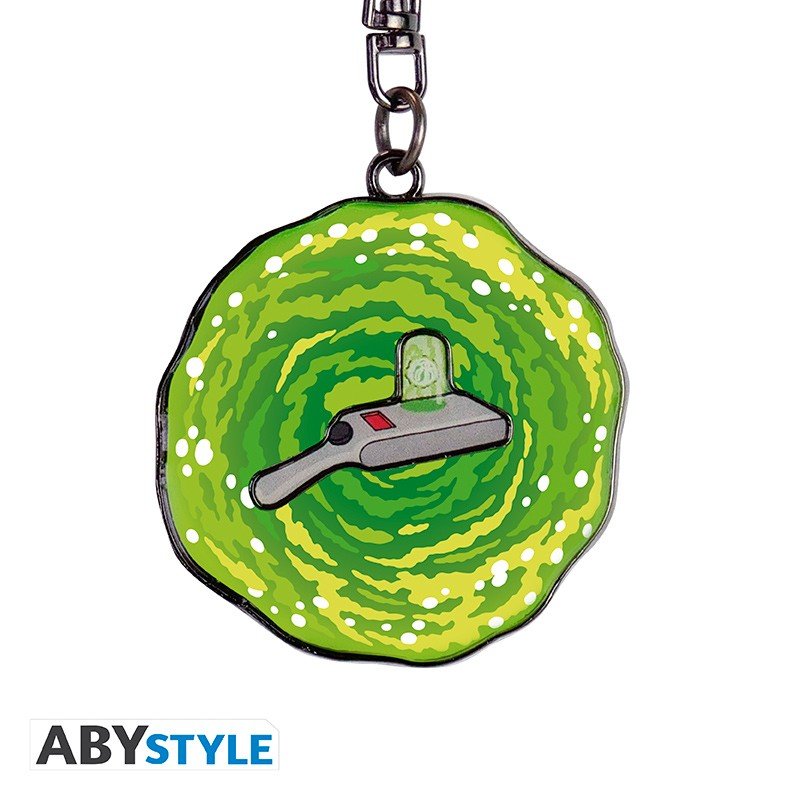 RICK AND MORTY - Moving Keychain "Portal Gun" - Inspire Newquay