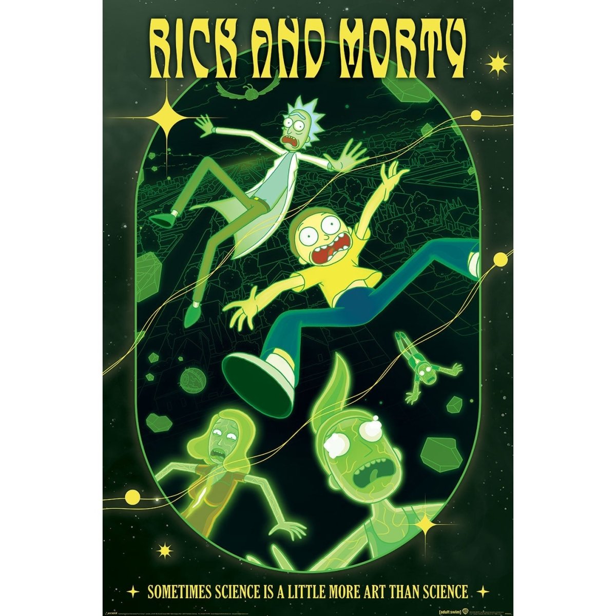Rick And Morty (Rave Rickrival) Maxi Poster - Inspire Newquay