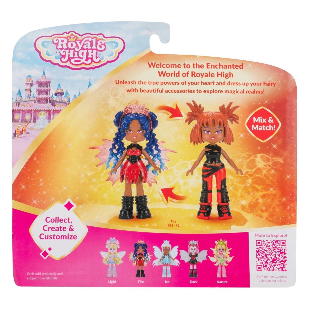 Royale High Core Deluxe Figure - Fire Fairy - Inspire Newquay