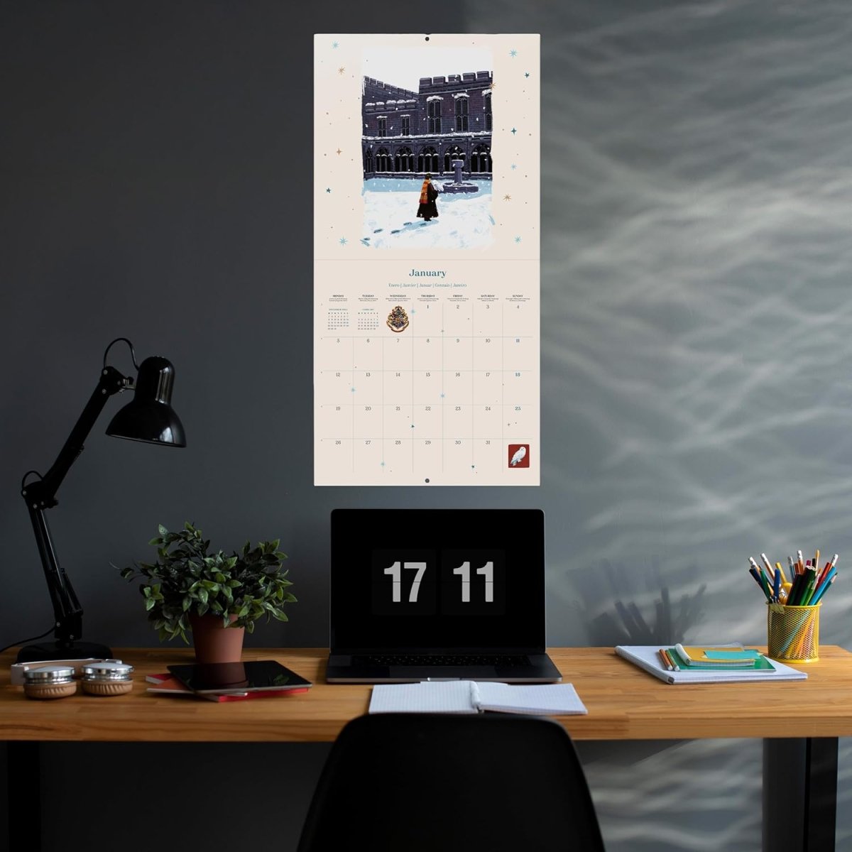 SALE! Wall Calendar 2026 - Harry Potter Calendar 2026 | Square 30 x 30 cm - 12 x 12 inches - Inspire Newquay