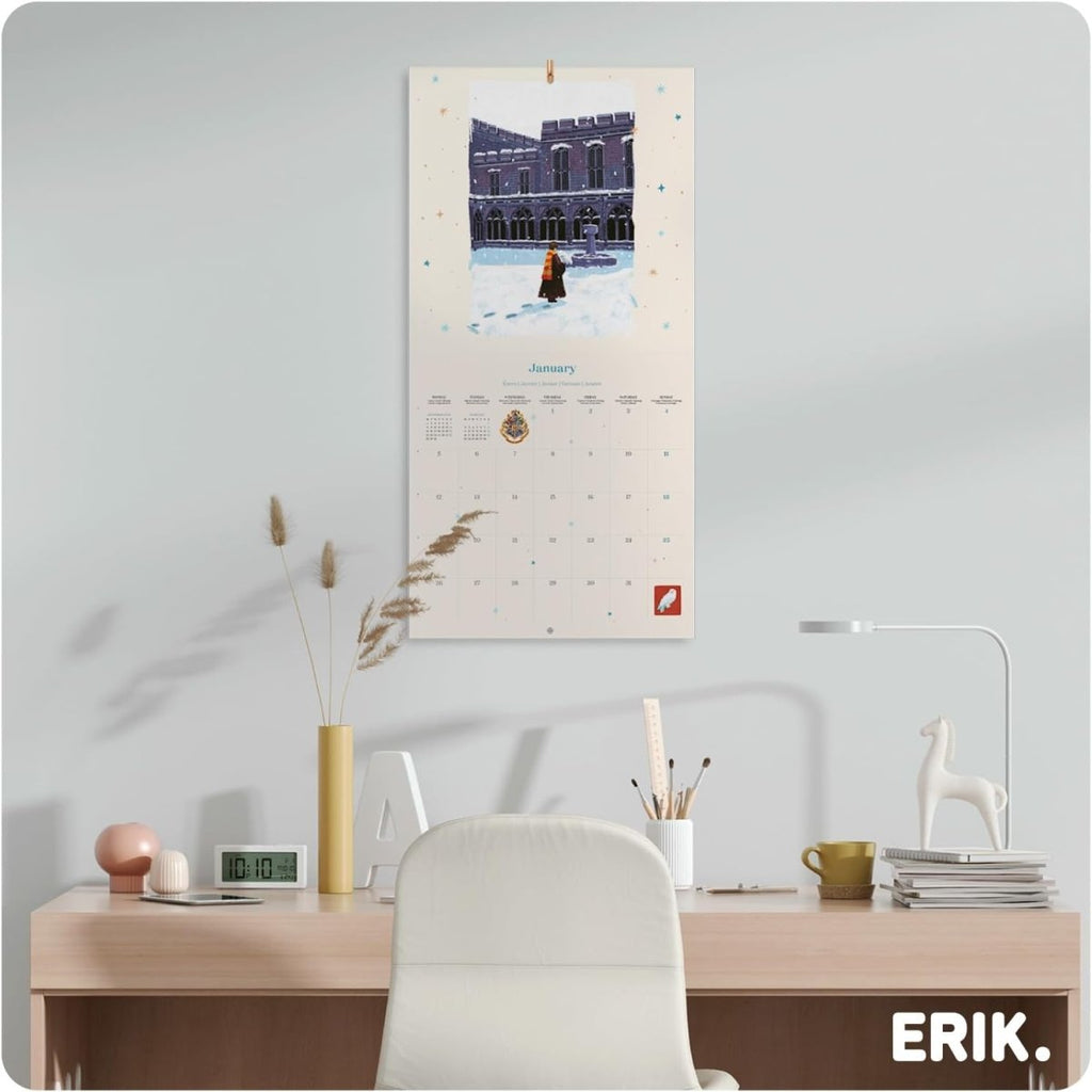 SALE! Wall Calendar 2026 - Harry Potter Calendar 2026 | Square 30 x 30 cm - 12 x 12 inches - Inspire Newquay