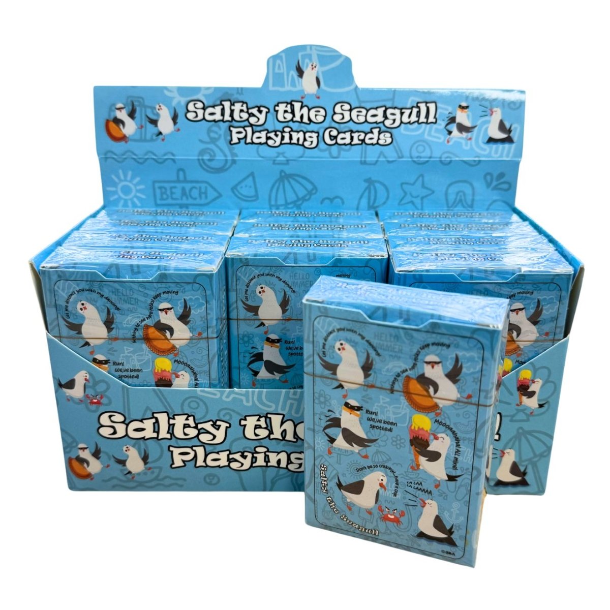 Salty the Seagull Playing Cards - Inspire Newquay