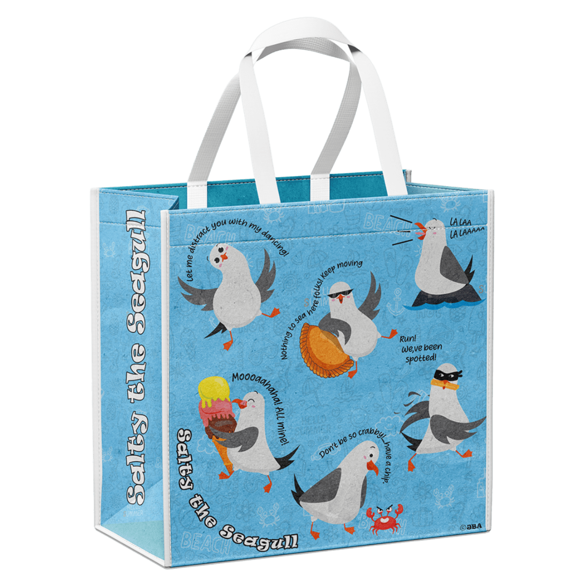 Salty the Seagull Shopping Bag - Inspire Newquay