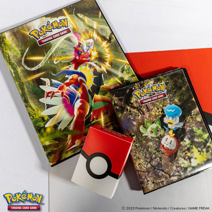 Scarlet and Violet Koraidon and Miraidon 9 - Pocket Portfolio for Pokemon - Inspire Newquay