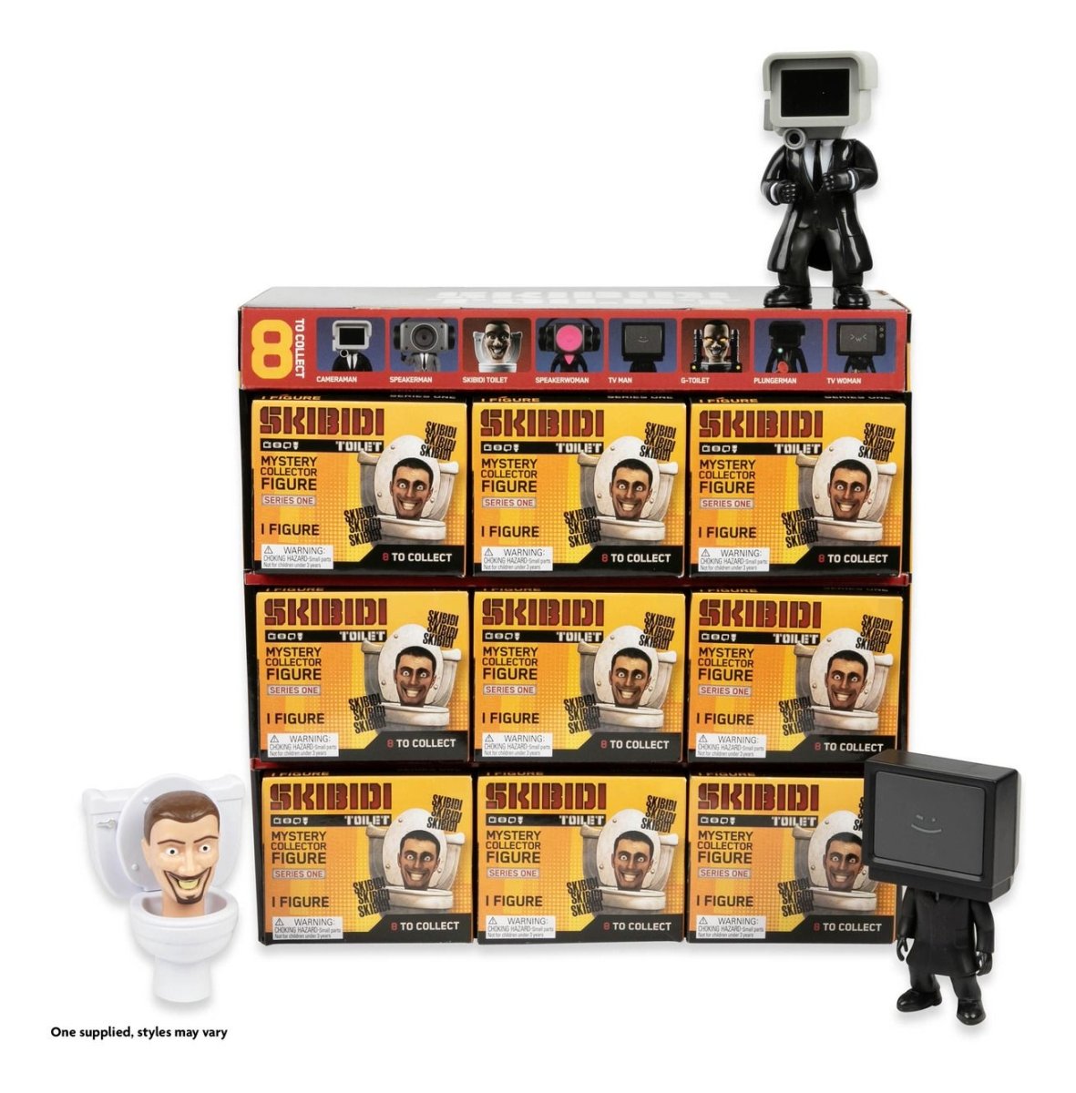 Skibidi Toilet Deluxe Mystery Figures (1 RANDOM Supplied) - Inspire Newquay