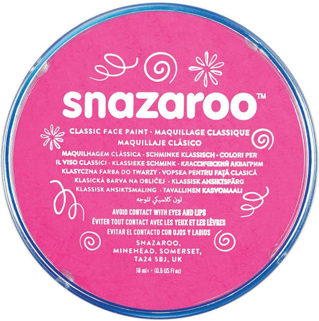 Snazaroo Bright Pink Make - Up Face Paint (18 ml) - Inspire Newquay