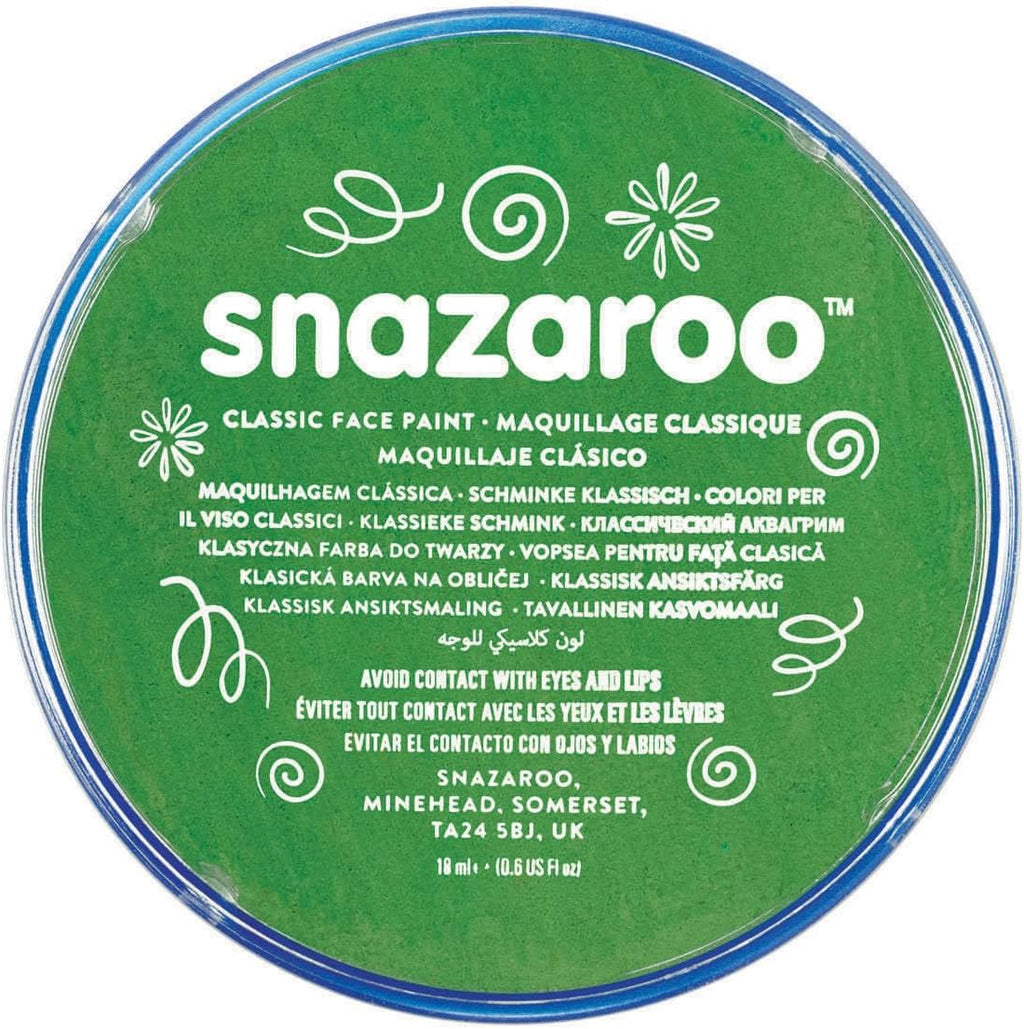 Snazaroo Grass Green Make - Up (18 ml) - Inspire Newquay